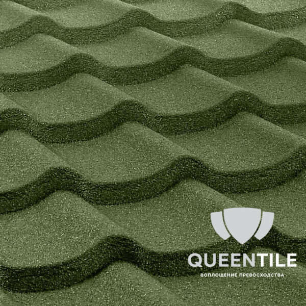 Композитная черепица QueenTile Standard Green  1-тайловый — изображение 3