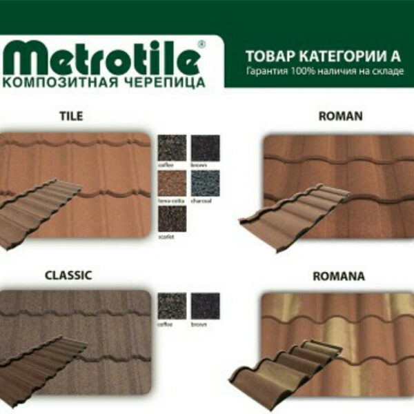 Композитна черепиця "Metrotile VIKSEN (вик) Torino" — изображение 3