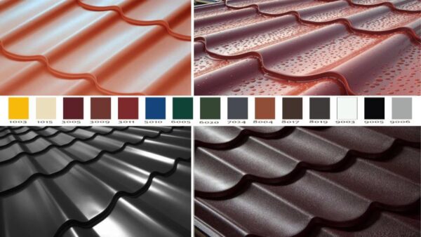 Металлочерепица Сталекс Гранд матовая ArcelorMittal PEMA RAL 3005 (гнилая вишня) 0,5 мм Poland — изображение 9
