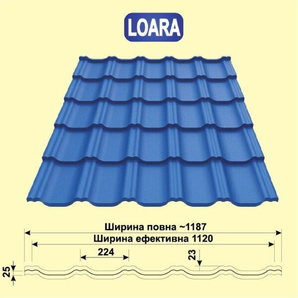Металлочерепица LOARA 0,5 мм - Blachy Pruszynski — изображение 10