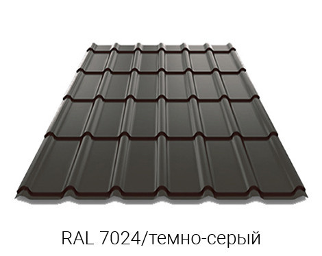 metallocherepitca_ranila_ral_7024 металлочерепица ранила купить в киеве
