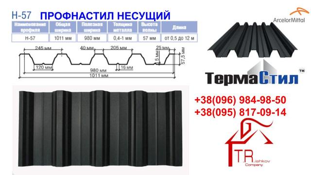 Несущий профнастил-арселор-митл