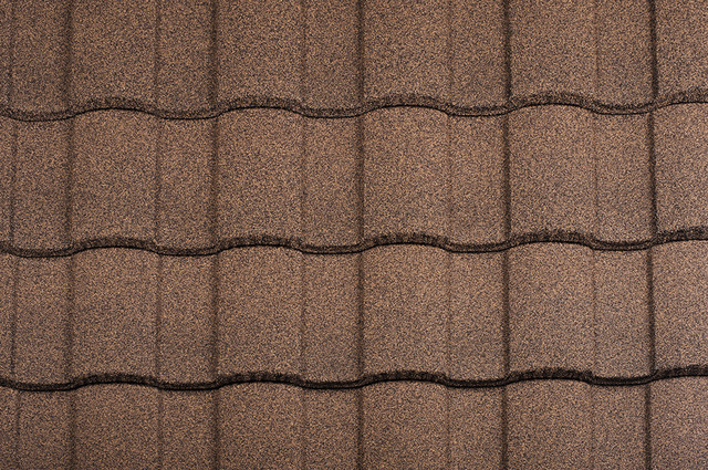 Композитная черепица Metrotile Roman кофе