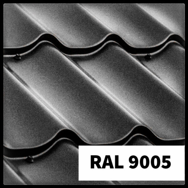 Металлочерепица Модена RAL 9005 — изображение 8