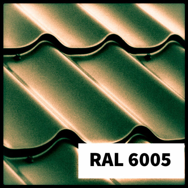 Металлочерепица RAL 6020 матовая 0,5 мм ( Шведский металл SSAB ) — изображение 4