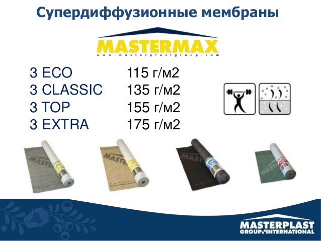 Мастермакс кровельные мембраны
