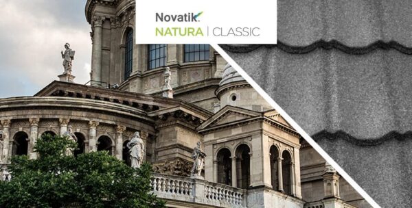 Композитная черепица Novatik NATURA CLASSIC silver moon (серый) — изображение 4