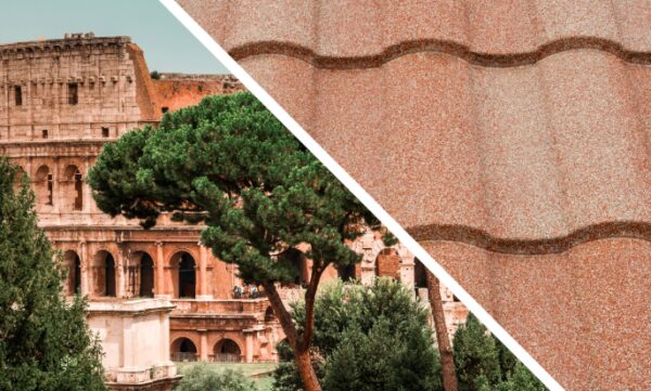 Композитная черепица Novatik NATURA ROMAN terra rossa (кирпичный) — изображение 5