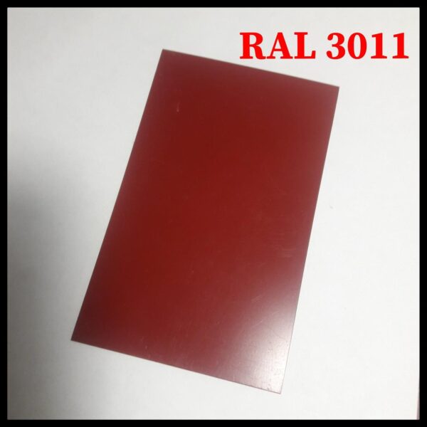 Листовая сталь Metipol 0,45 мм Полимер RAL RAL 30011 — изображение 2