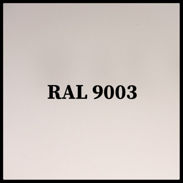 RAL 9003 | Гладкий лист с полимерным покрытием | 0,45 мм | — изображение 4