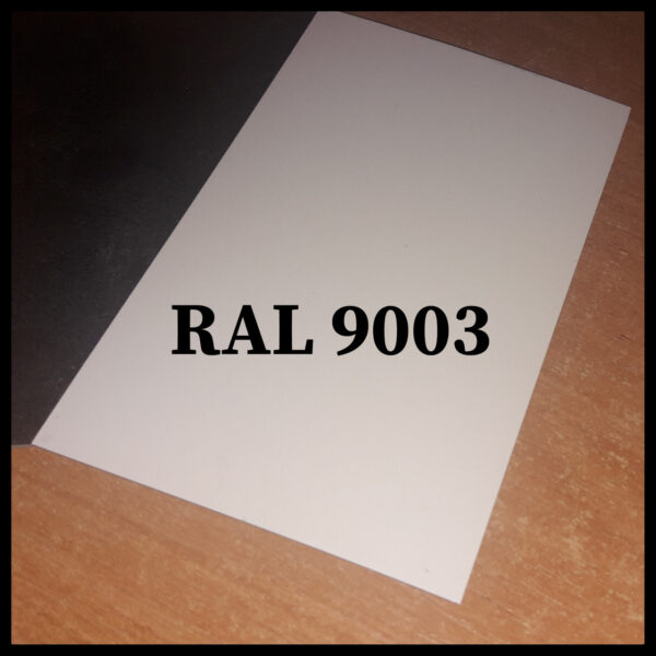 RAL 9003 | Гладкий лист с полимерным покрытием | 0,45 мм | — изображение 3