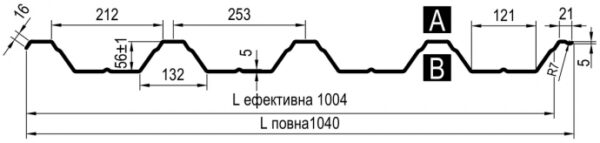 Профнастил — Т 57 Pruszynski. 0,5 мм RAL — изображение 7