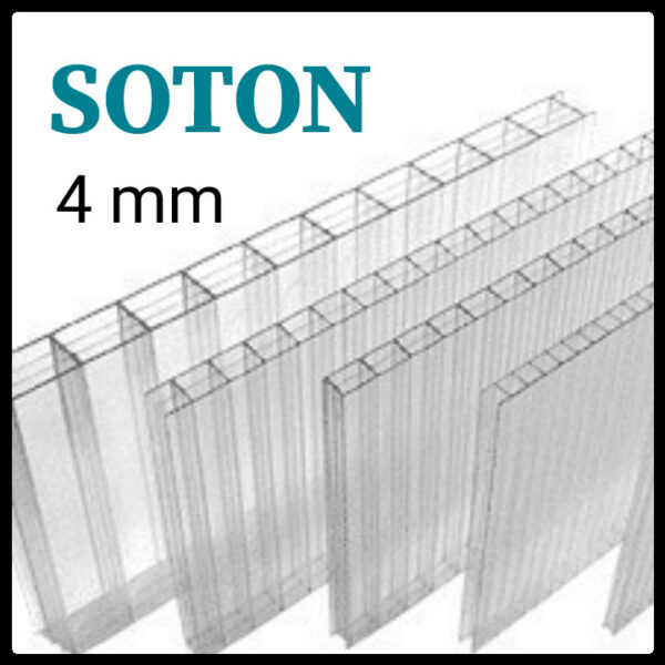 SOTON NANO - поликарбонат сотовый 8 мм бронзовый лист (2,1 м х 6 м) — изображение 4