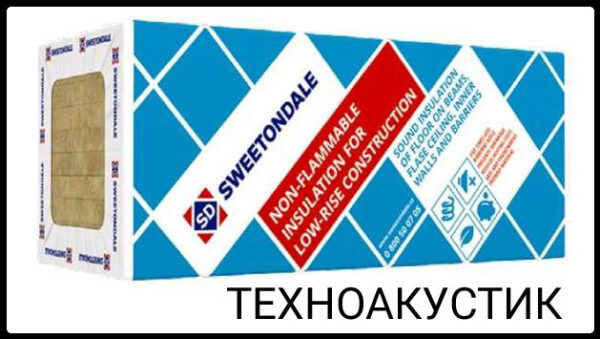 ≡ Техноакустик 100 мм (1200х600) 2.88м2/упк ≡ Базальтовая шумоизоляция — изображение 6
