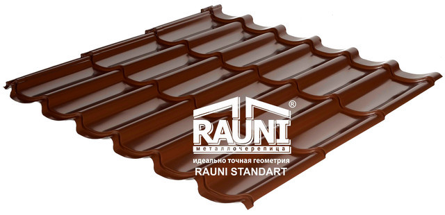 Металлочерепица Rauni RAL Металлочерепица Rauni RAL