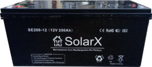 Гелевий акумулятор SolarX SXG200-12 (12V 200Ah)
