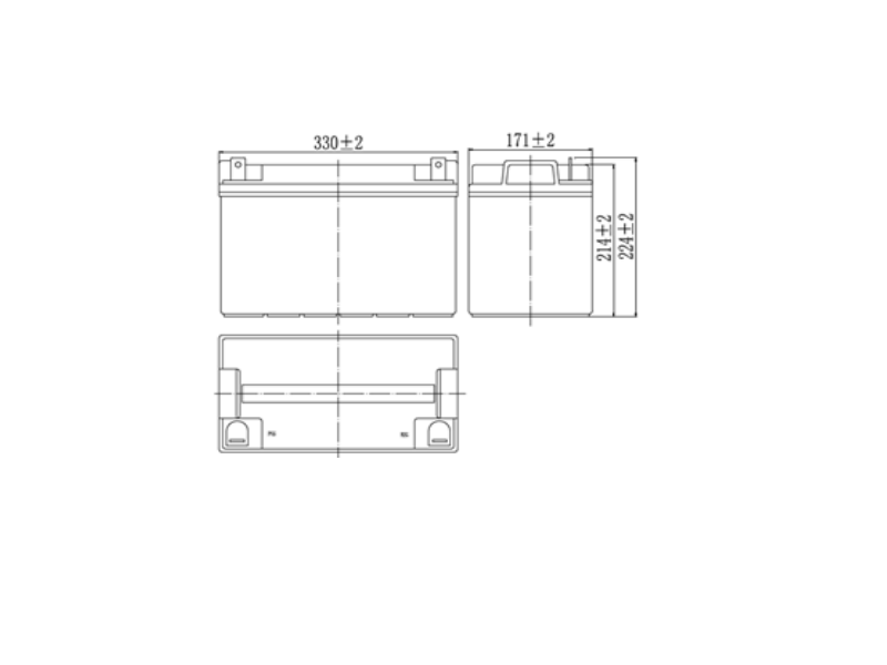 Акумуляторна батарея SolarX SXA 100-12 (12V 100Ah) — изображение 3