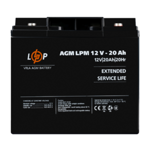 Акумулятор AGM LPM 12V-20 Ah під болт М5