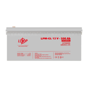 Акумулятор гелевий LPM-GL 12V - 200 Ah
