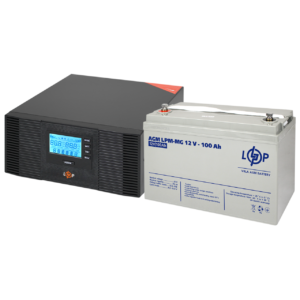 Комплект резервного живлення LP (LogicPower) ДБЖ + мультигелева батарея (UPS B1500 + АКБ MG 1200W)