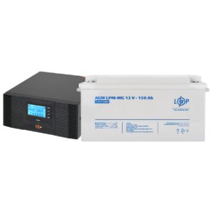 Комплект резервного живлення LP (LogicPower) ДБЖ + мультигелева батарея (UPS B1500 + АКБ MG 1800W)