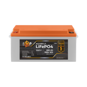 Акумулятор LP LiFePO4 12V (12,8V) - 280 Ah (3584Wh) (BMS 150A/75A) пластик