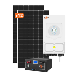 Сонячна електростанція (СЕС) Преміум Deye 6kW АКБ 6kWh LiFePO4 100 Ah