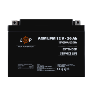 Акумулятор AGM LPM 12V - 26 Ah