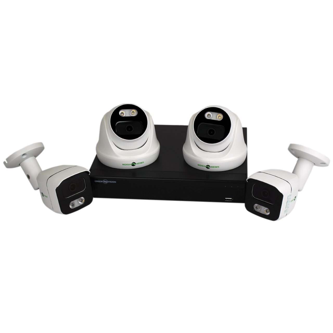 Вуличний комплект відеоспостереження на 4 камери GV-K-E36/04 5MP