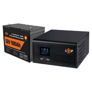 Комплект резервного живлення для котла LP (LogicPower) ДБЖ + літієва (LiFePO4) батарея (UPS 430VA + АКБ LiFePO4 1280W)