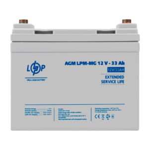 Акумулятор мультигелевий LPM-MG 12V - 33 Ah + справа