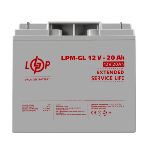 Акумулятор гелевий LPM-GL 12V - 20 Ah