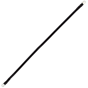 Кабель мідний для з'єднання АКБ 25 кв. мм - 50 см (с клеммами) черный