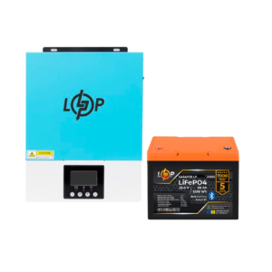 Комплект резервного живлення LogicPower W3000 + літієва (LiFePO4) батарея 1280Wh