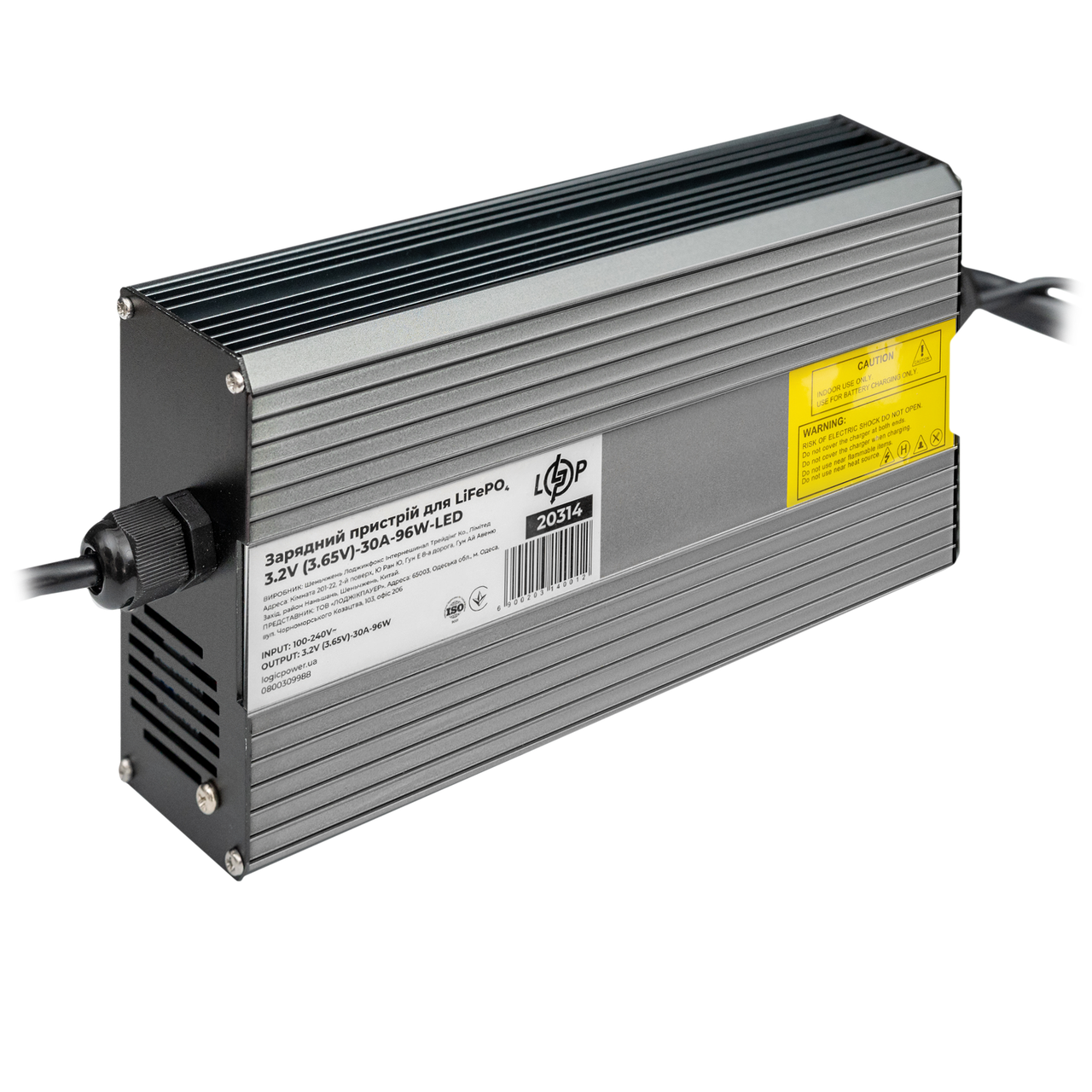 Зарядний пристрій для акумуляторів LiFePO4 3.2V (3.65V)-30A-96W-LED — изображение 2