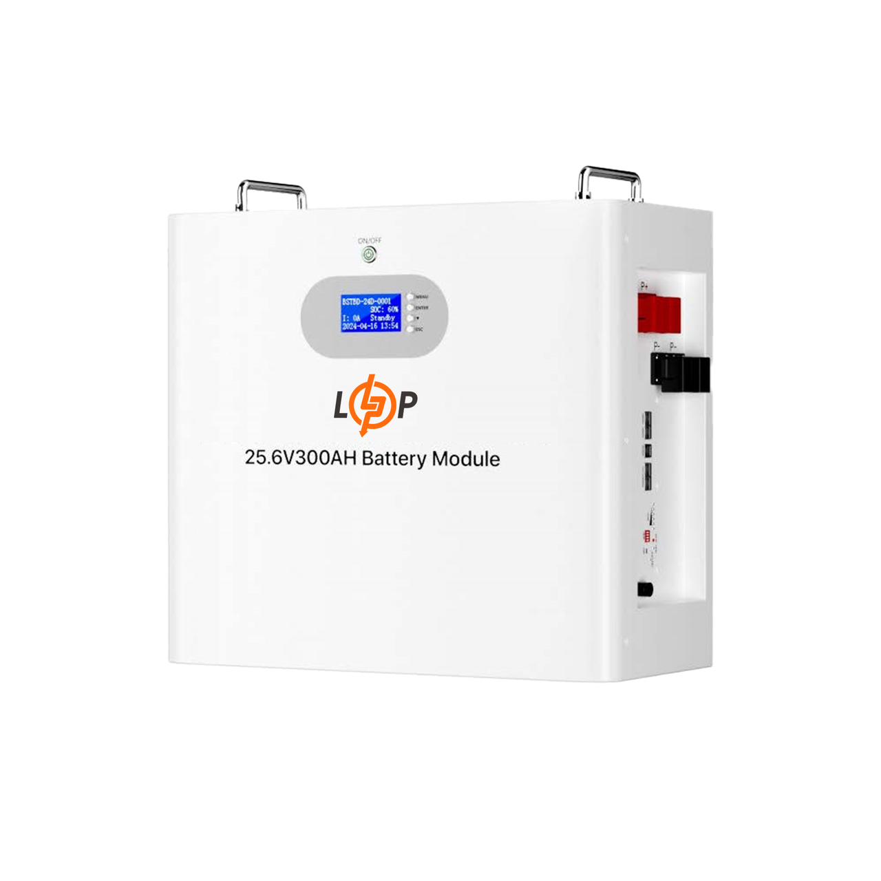 Акумулятор LP LiFePO4 25,6V - 300 Ah 7680Wh (Smart BMS 200A) RS485/CAN