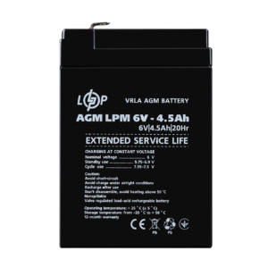 Акумулятор AGM LPM 6V - 4.5 Ah