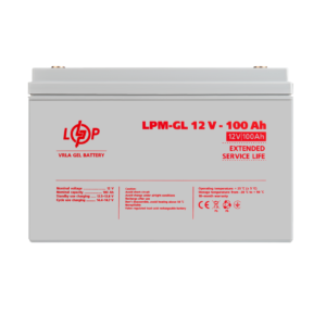 Акумулятор гелевий LPM-GL 12V - 100 Ah