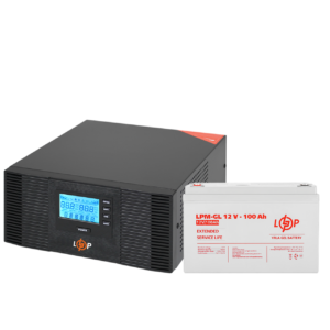Комплект резервного живлення LP (LogicPower) ДБЖ + гелева батарея (UPS B1500 + АКБ GL 1200W)
