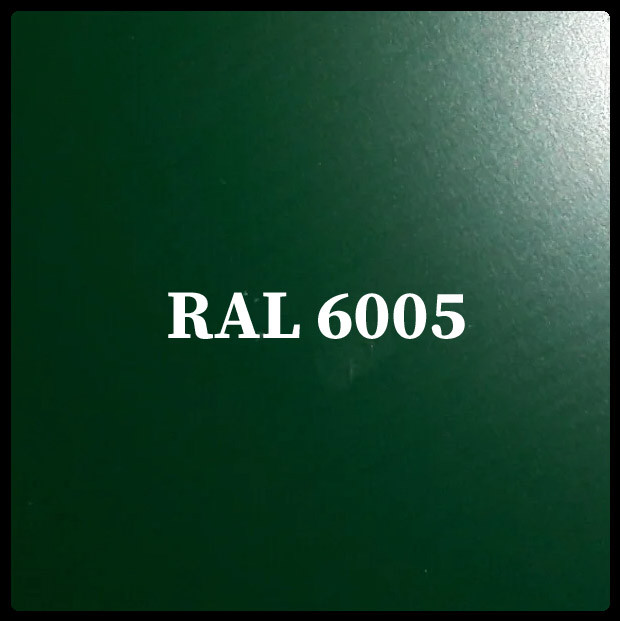 Гладкий лист POLYSTEEL - 0,45 мм / 1250 мм / PEMA / RAL 6005 темно зеленый - Зображення 4