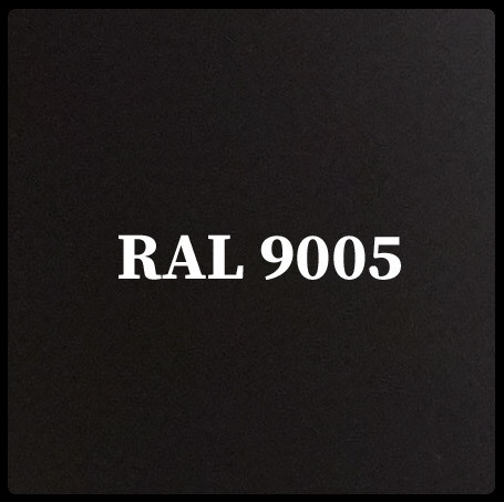 Гладкий лист POLYSTEEL - 0,45 мм / 1250 мм / PEMA / RAL 9005 черный - Зображення 2