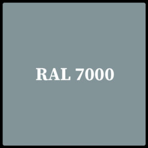Гладкий лист POLYSTEEL - 0,45 мм / 1250 мм / PE / RAL 7000 Серый