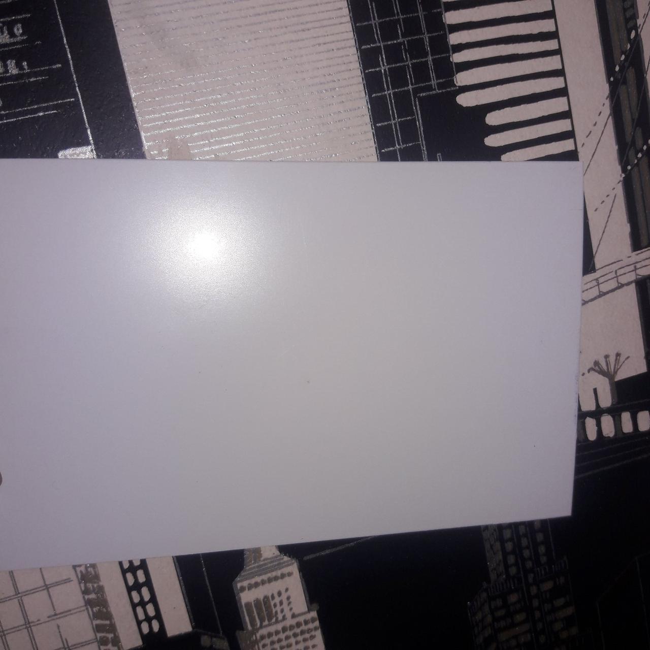 Гладкий лист POLYSTEEL - 0,45 мм / 1250 мм / PE / RAL 9003 снежно белый - Зображення 5