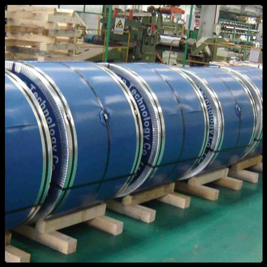 Сталь в рулонах / SeAH Steel / оцинкованная с полимерным покрытием AKZO NOBEL (Юж.Корея) 5005 синий