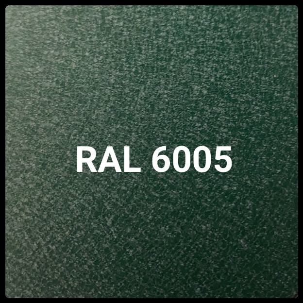Гладкий лист POLYSTEEL - 0,45 мм / 1250 мм / PEMA / RAL 6005 темно зеленый
