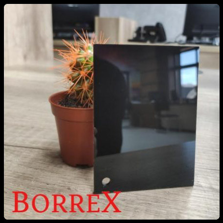 Монолитный поликарбонат - "BORREX" BLACK T 2 мм - Зображення 2