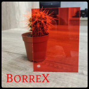 Монолитный поликарбонат - "BORREX" RED Лист 2050*3050*2 мм