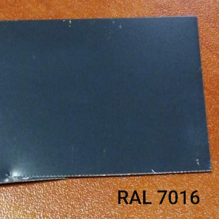 RAL 7016 РЕ (серый антрацитовый) - 0,7 мм - Рулонная листовая сталь Mittal Steel (Польша)