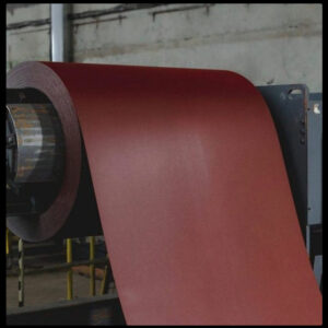 Гладкий лист POLYSTEEL - 0,45 мм / 1250 мм / PEMA / RAL 3005 бордовый