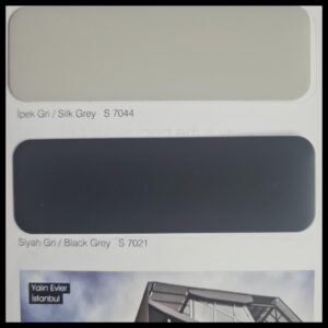 Алюминиевая композитная панель SARAY Aluface - FR S 7021 Black Grey